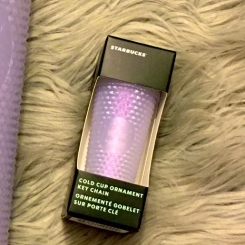 🆕 NEW Starbucks Holiday 21 Set ICY Bling Keychain Ornament